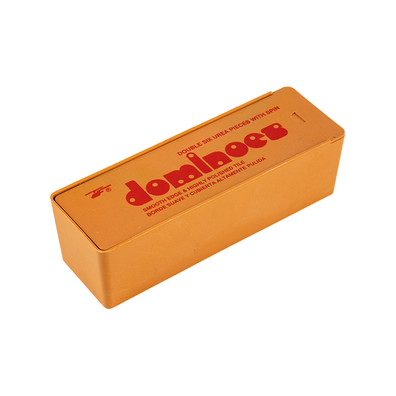 Push-Pull Double Six Domino in Plastikbox