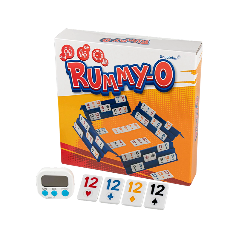 Poker Rummy für 2–4 Spieler mit Farbbox