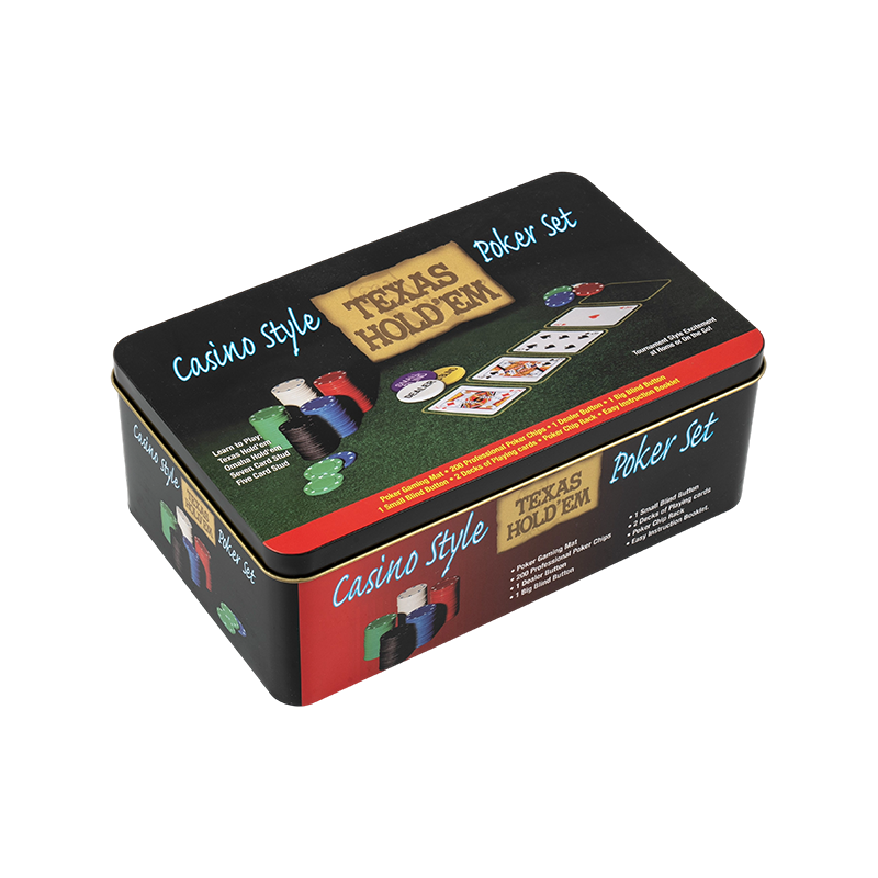 200-teiliges Deluxe Poker-Chip-Set in umfassender Metallbox