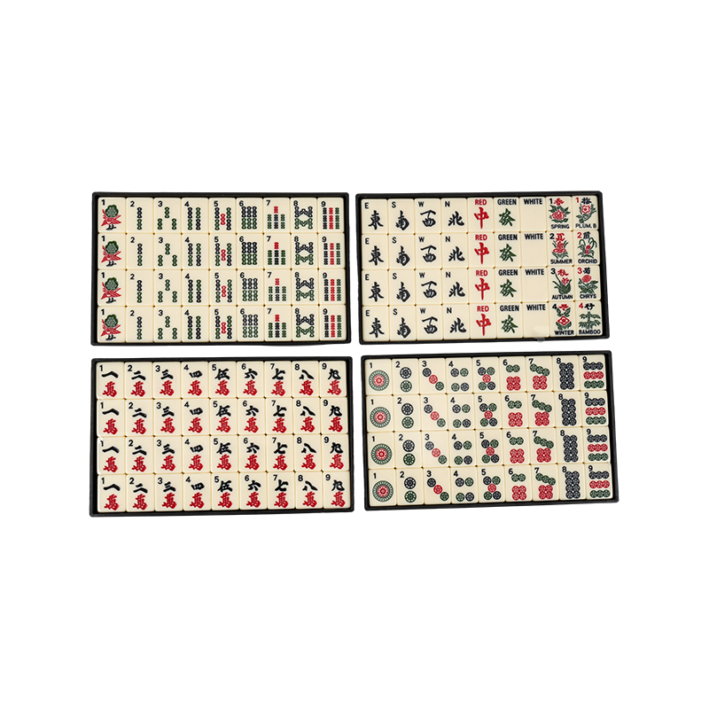 Einteiliger Pusc-Kard-Mahjong-Set amerikanischer Stil