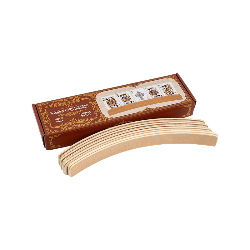 Holzspielkartenregal