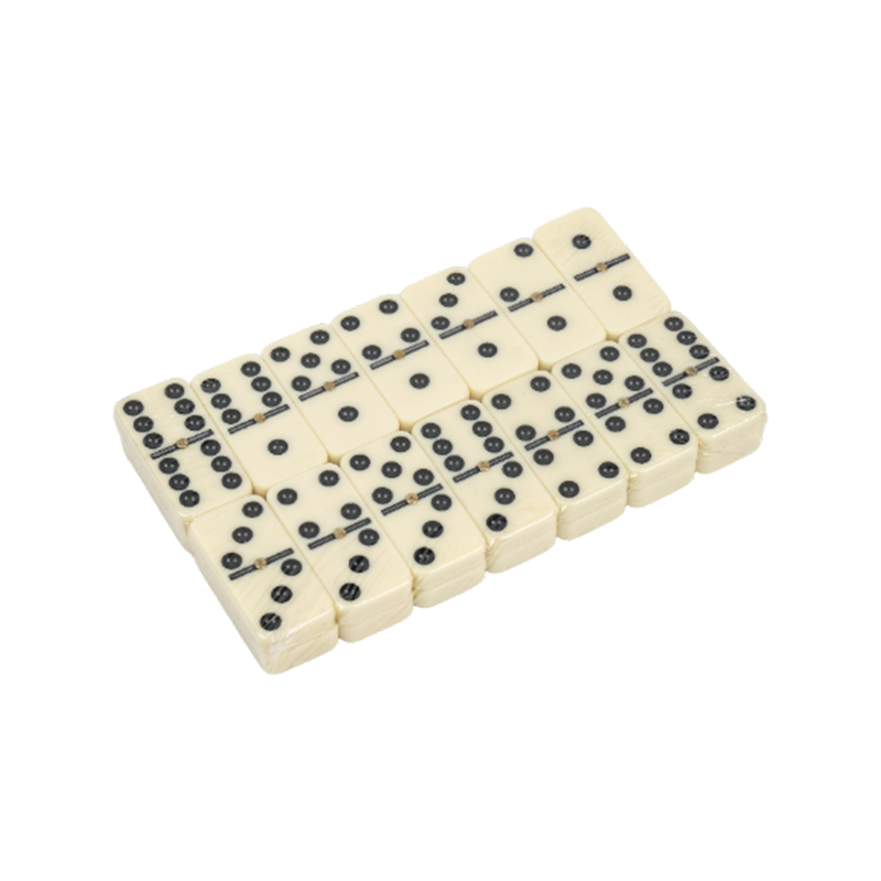 Acryl -Plastikpunkt -Domino -Tischspiele Set