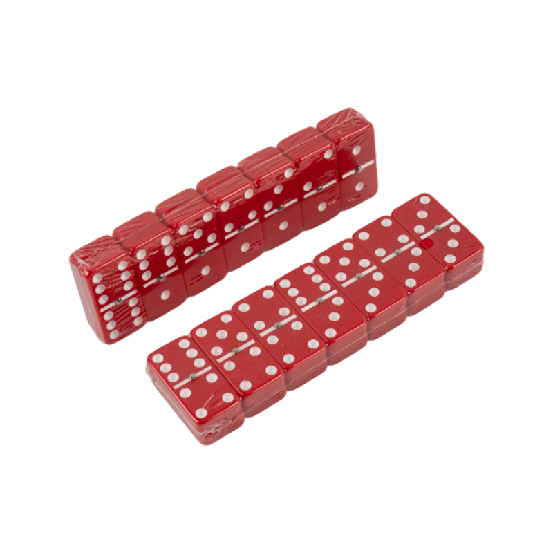 Tabletop -Puzzle Red Domino Set