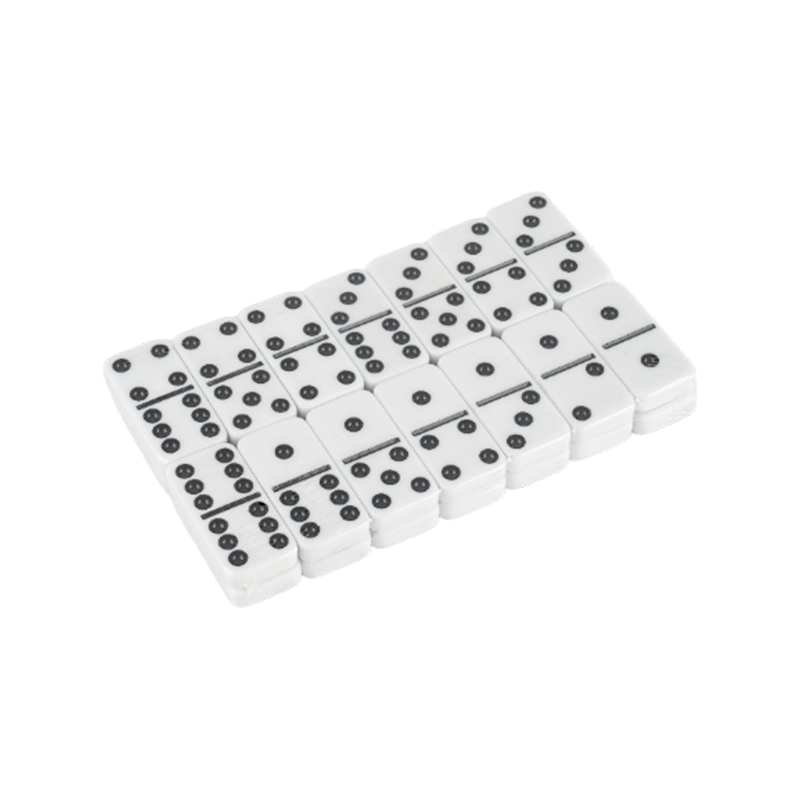 Klassische Schwarz -Weiß -Punkt -Domino