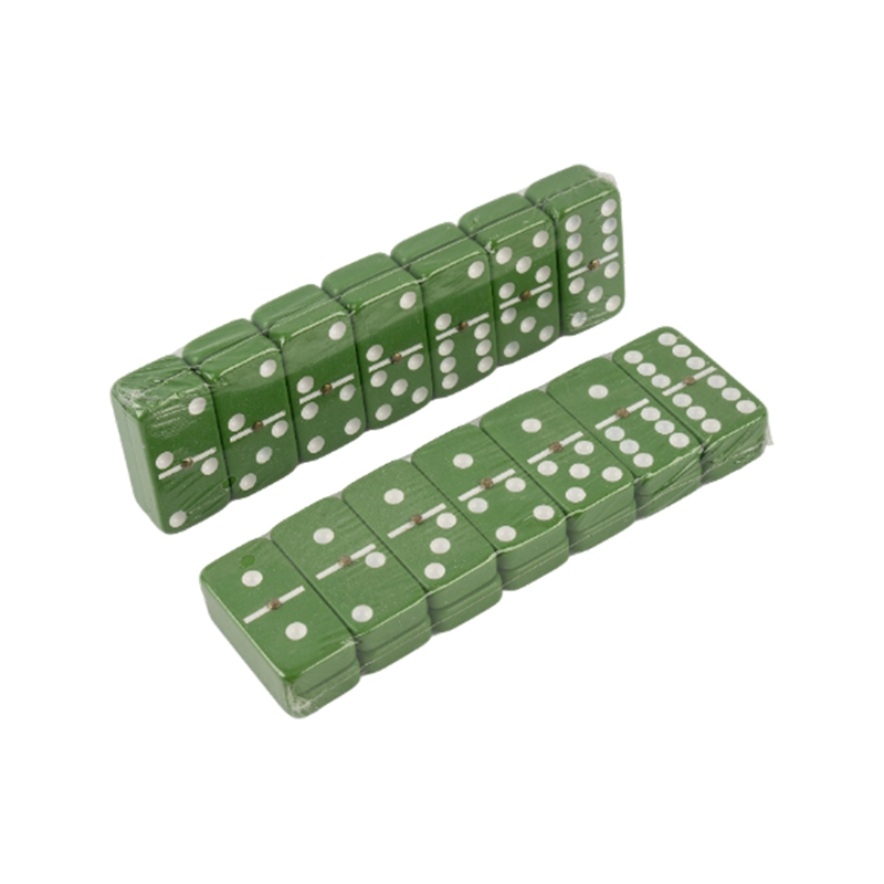 Buntes grüne Tischspiel Dot Domino Chips Set