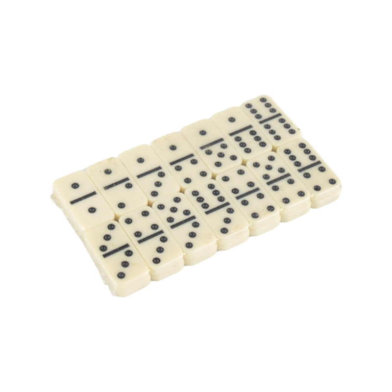 Dominosteine-Set mit Punkt-Markierungen für den Tischgebrauch